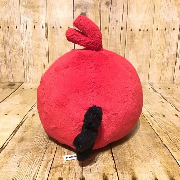 Rovio Angry Birds Red Bird Plush 8" Stuffed Toy No Sound by Commonwealth 2010 - Picture 3 of 7